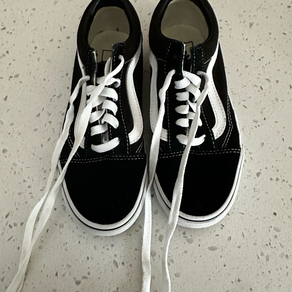 Vans Black and White Sneakers